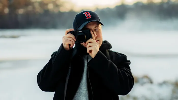 Behind the camera