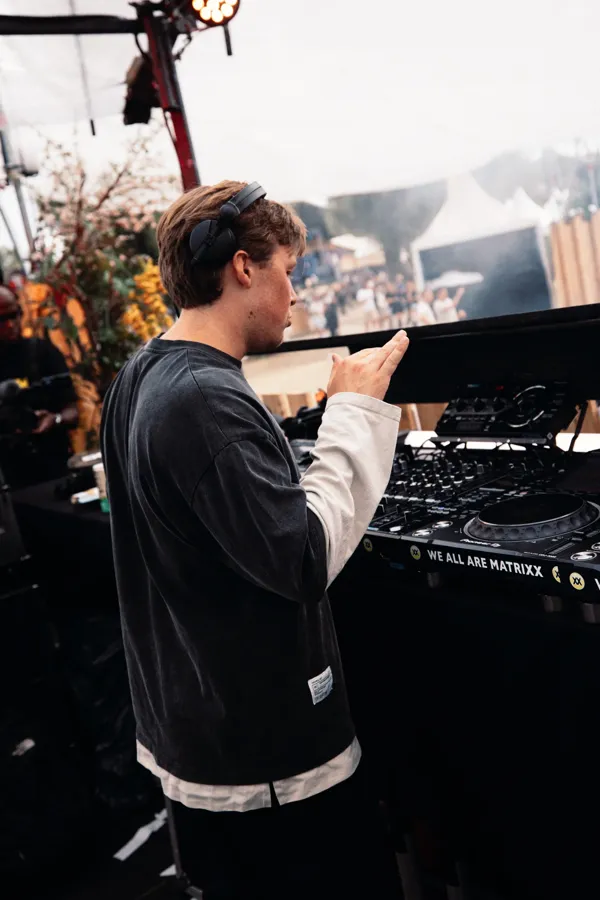 Behind the decks at Dreamfields